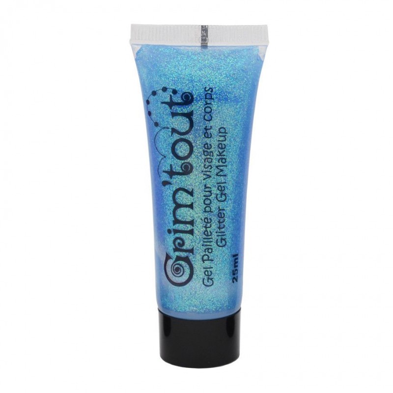 Tube gel pailleté 25 ml - Turquoise Tube gel pailleté 25 ml - Turquoise