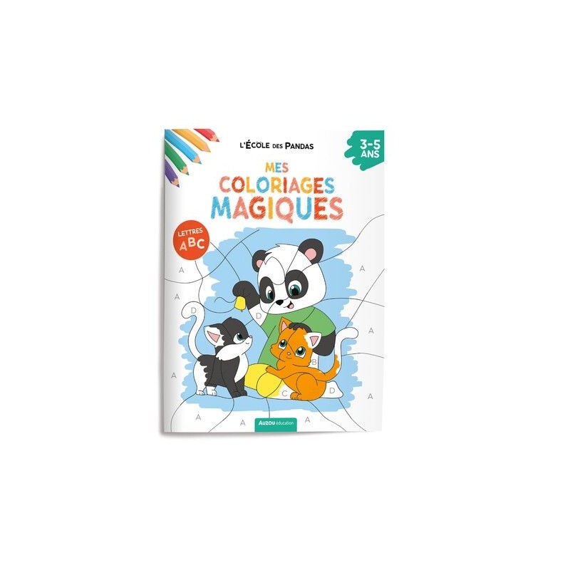 L'école des pandas - Mes coloriages magiques : les lettres