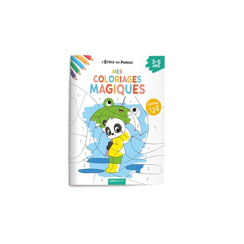 L'école des pandas - Mes coloriages magiques : les chiffres