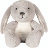 Peluche rechargeable bruits blancs - Milo le lapin gris