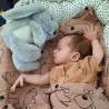 Peluche douce bruits blancs - Milo le lapin gris