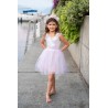 Robe licorne de rêve irrisée/rose, 5-6 ans