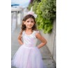 Robe licorne de rêve irrisée/rose, 5-6 ans