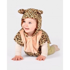 Mini cape léopard, 1-4 ans