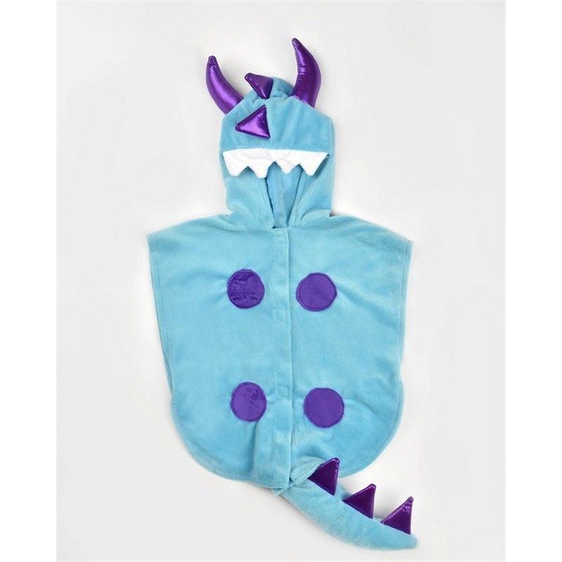 Mini cape monstre bleu, 1-4 ans