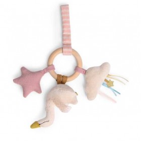 Hochet anneau bois Cygne -...