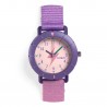 Montre cadran rotatif Ticlock - Purple flash
