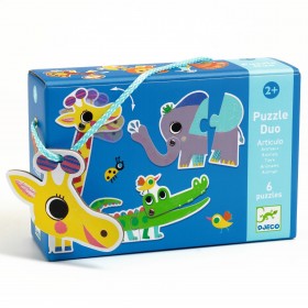 Puzzle duo articulo - Animaux