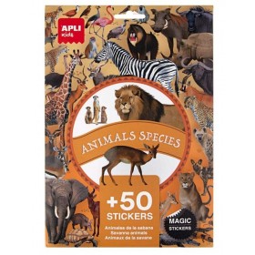 50 stickers - Animaux de la...