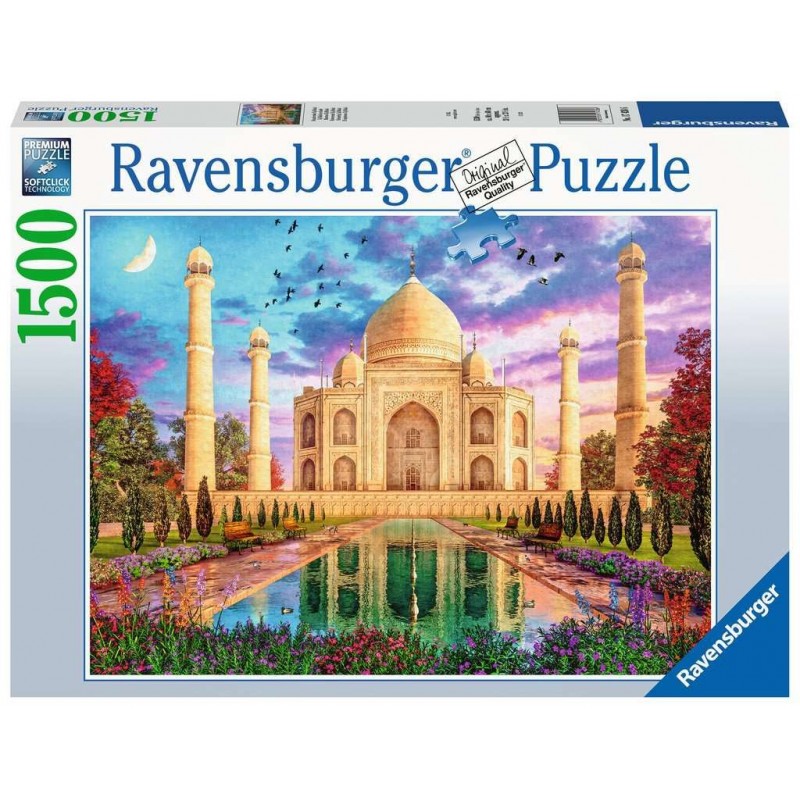 Puzzle 1500 pièces - Le Taj Mahal enchanté