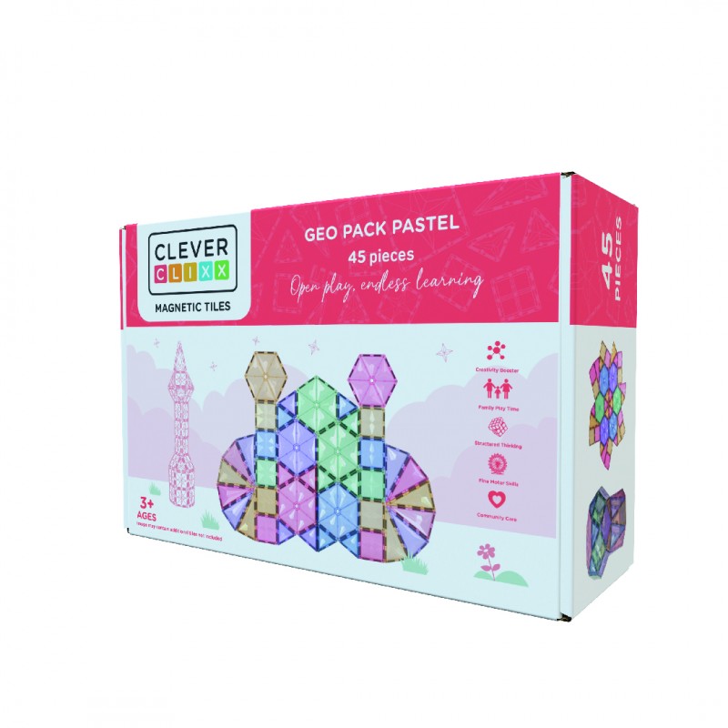 Cleverclixx - Geo Kit pastel 45 pièces