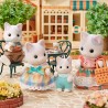 Famille Chat Latté - Sylvanian Families