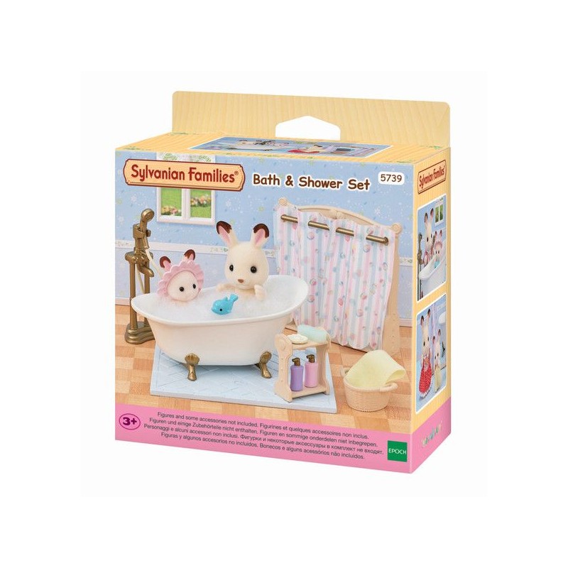 Le set baignoire et douche - Sylvanian Families