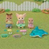 Le trio des bébés à la piscine - Sylvanian Families