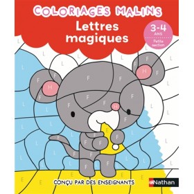 Coloriages malins : lettres...