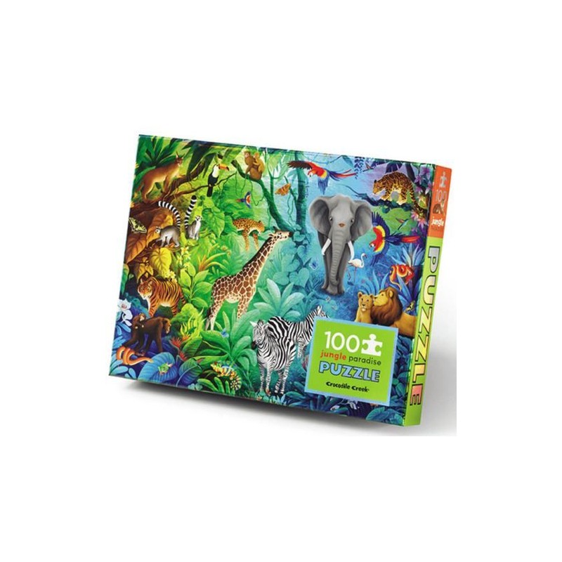 Puzzle holographique - Paradis de la jungle (100pcs)