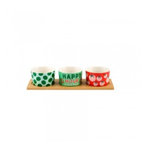 Set de 3 raviers + plateau...