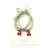 Bracelets/élastiques cheveux - Cerises