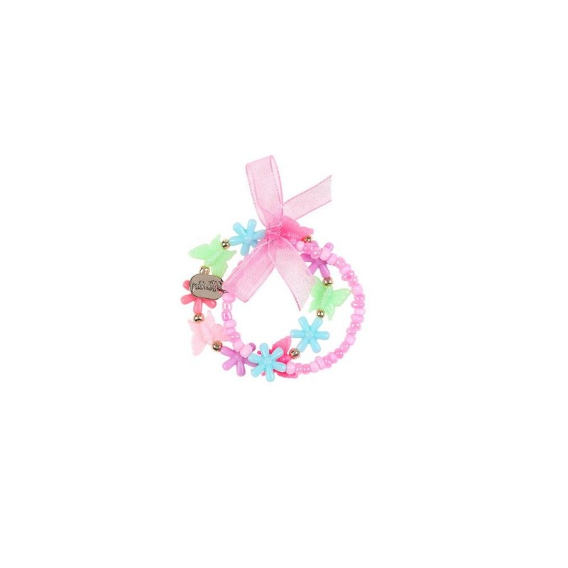 Bracelet Ellie - Fleurs et papillons