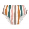 Maillot de bain couche - Vagues, rose