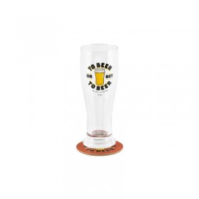 Verre à bière + dessous de...