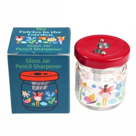 Taille-crayon pot en verre...