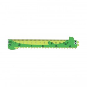 Règle dinosaure verte