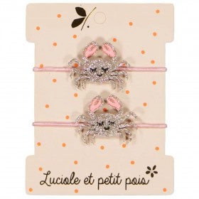 Élastiques mini crabes (paire)