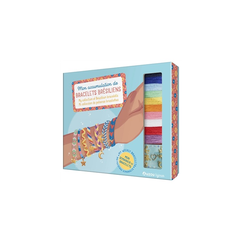 MA BOITE A BIJOUX - MON ACCUMULATION DE BRACELETS BRESILIENS