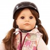 Happy Kidz - Hannah cavalière - cheveux bruns, yeux bruns (50cm)