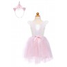 Robe licorne de rêve irrisée/rose, 3-4 ans