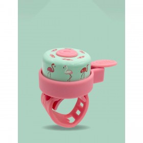 Sonnette flamant rose