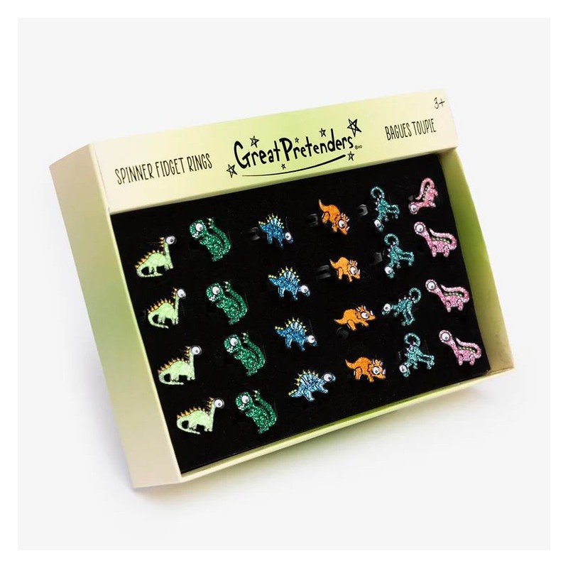 Bague spinner - Dinosaure