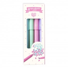 4 stylos effacables - Pastel