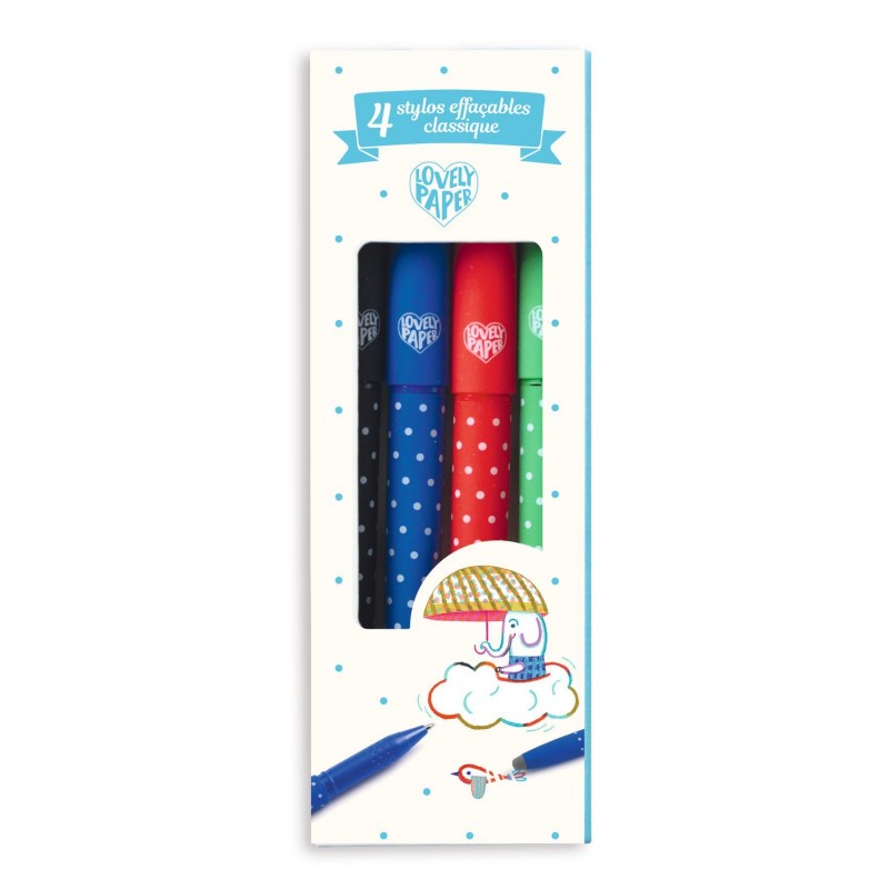 4 stylos effacables - Classique 4 stylos effacables - Classique