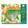 Coloriages sur bois - Dino world