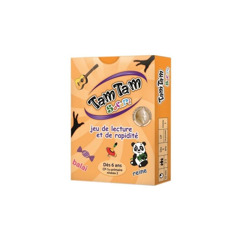 Tam Tam Safari - Jeu de lecture et de rapidité Tam Tam Safari - Jeu de lecture et de rapidité