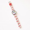 Montre Twistiti chiffres - Bracelet cerises