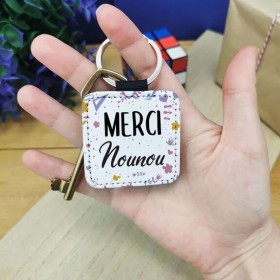 Porte-clé - Merci Nounou