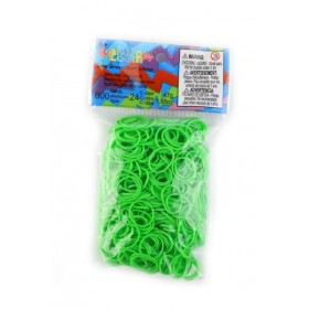 Elastiques Rainbow Loom - Vert