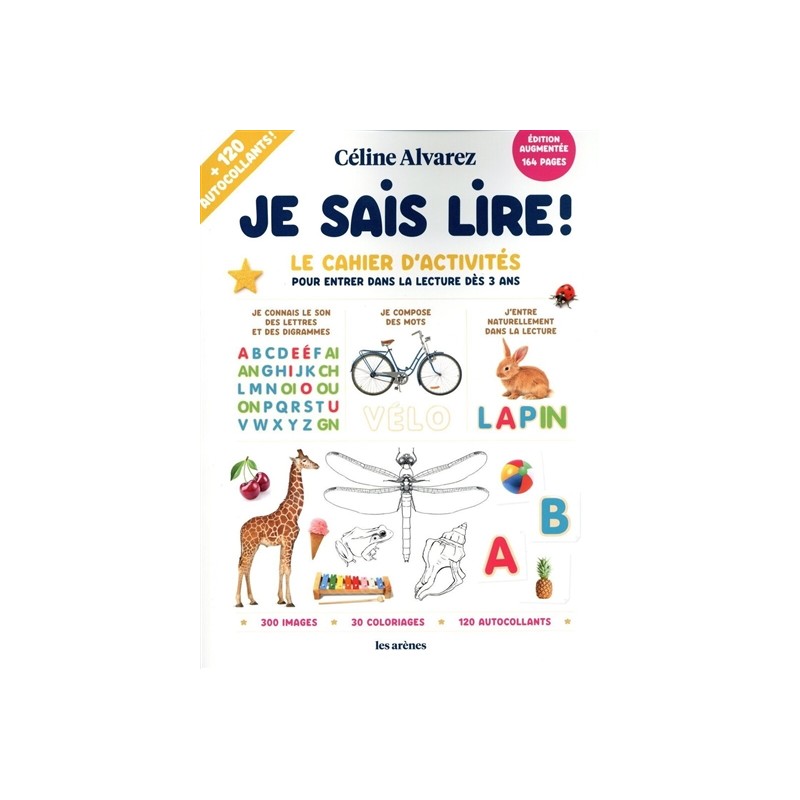 Je sais lire ! : le cahier d'activités pour entrer dans la lecture dès 3 ans