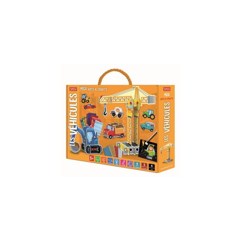 Mega box Arts & crafts - Les véhicules Mega box Arts & crafts - Les véhicules