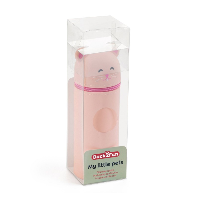 Trousse en silicone 2 en 1 -  Hamster