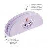 Trousse ovale en silicone - Chat