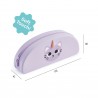 Trousse ovale en silicone - Chat