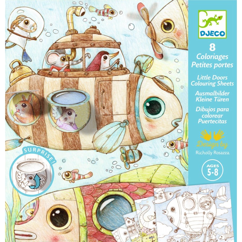 Coloriages surprises - Le voyage de Malo Coloriages surprises - Le voyage de Malo