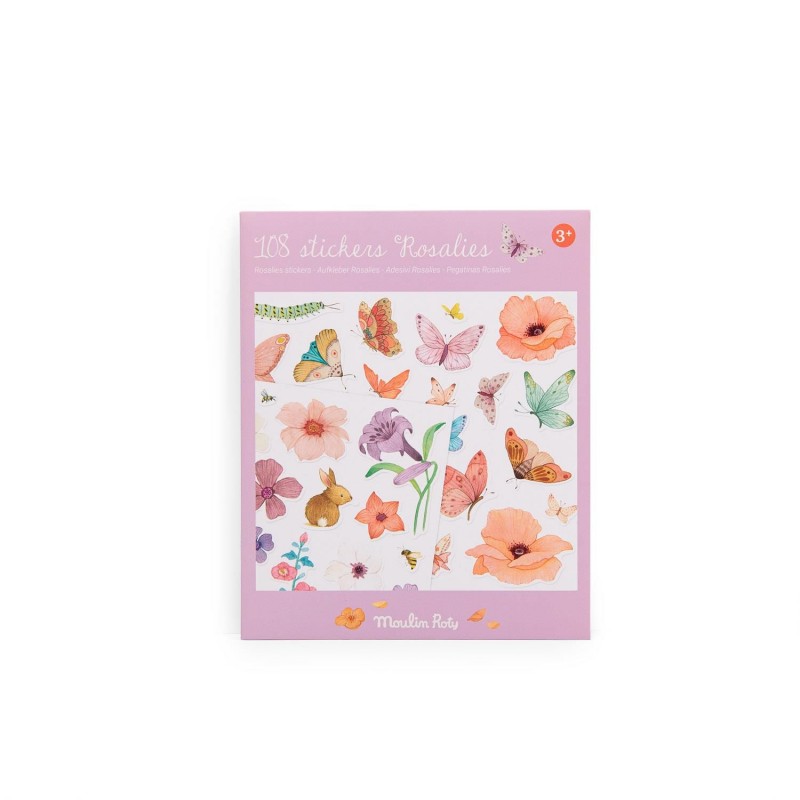 Pochette 108 stickers - Les Rosalies