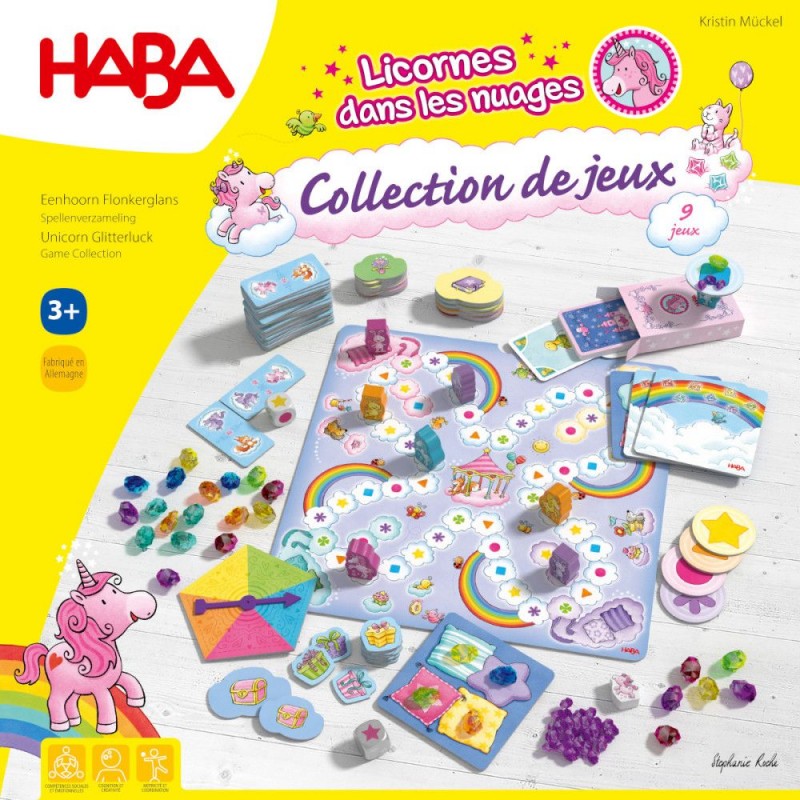 Licorne dans les nuages - Collection de 9 jeux Licorne dans les nuages - Collection de 9 jeux