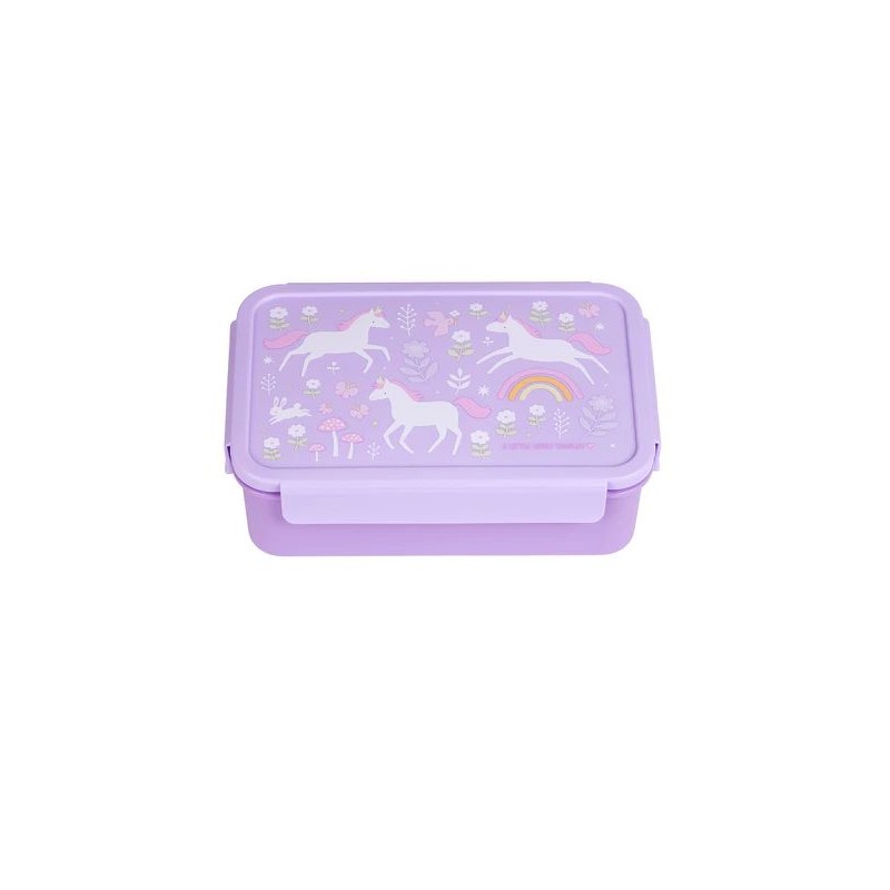Boite à tartines bento - Rêves de licorne Boite à tartines bento - Rêves de licorne