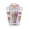 Festival feelings - Lot de 4 stylos gel pailletés pour tatouage